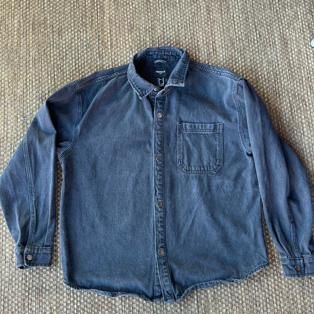Forever 21 Button Up Demin Jacket